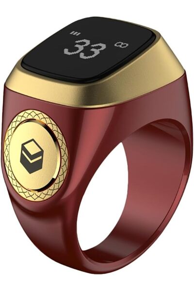 Yuwell IQIBLA Smart Tasbih Zikr Ring- Muslim Prayer- Prayer Timing Reminder O...