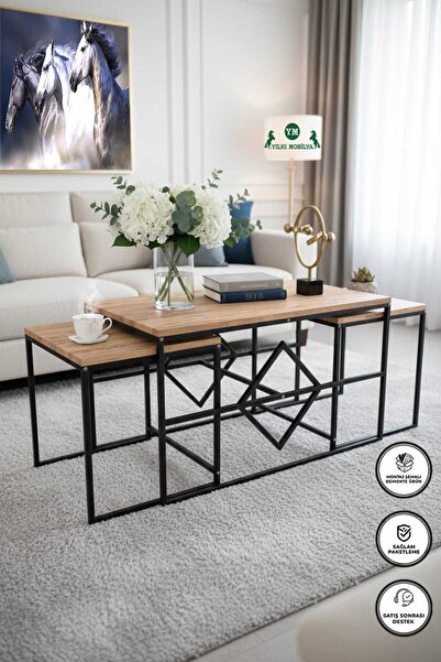 Yılkı Mobilya Nova Çoklu Orta Sehpa