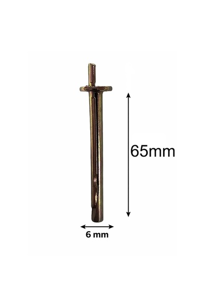 Gray Square Diblu metalic 6x65mm - 100buc/buc