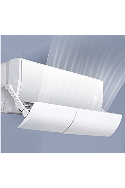 EHOME واقي مكيف الهواء من الرياح، غطاء عاكس هواء مكيف الهواء قابل للتعديل، غط...