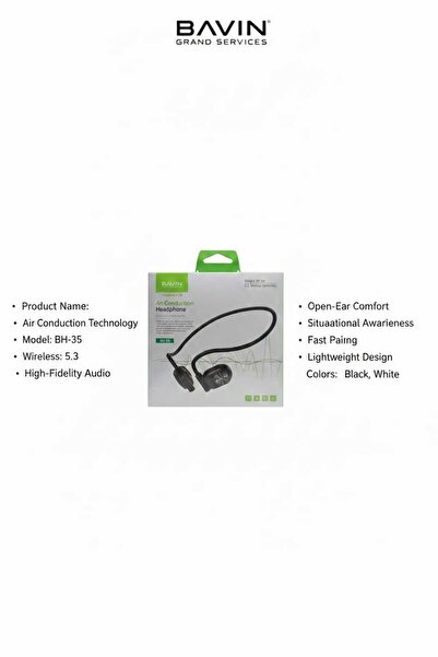 Bavin AIR CONDUCTION HEADPHONE