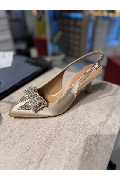 POTEEN Sandale confortabile cu pietre pentru femei de mărime mare - Aur