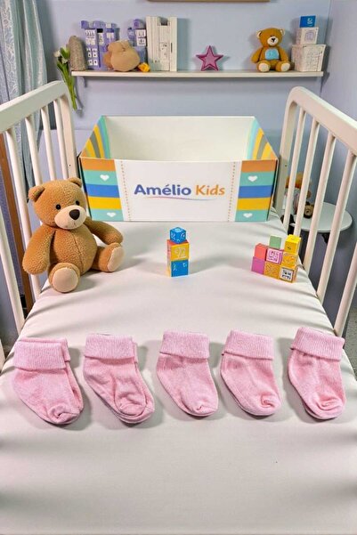 Amélio Kids Organic Cotton Unisex 5-Piece Boxed Premium Newborn Baby & Childr...