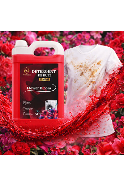 Nuvien Flower Bloom liquid laundry detergent 5L with bicarbonate