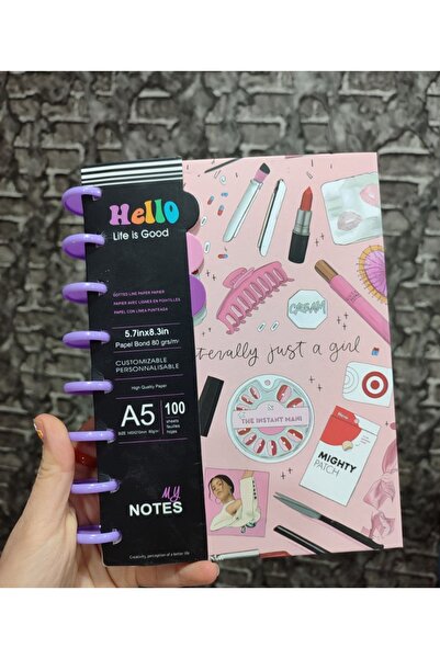 senacacollection Caiet cu spirală groasă și linii, 100 de pagini, 1 bucată