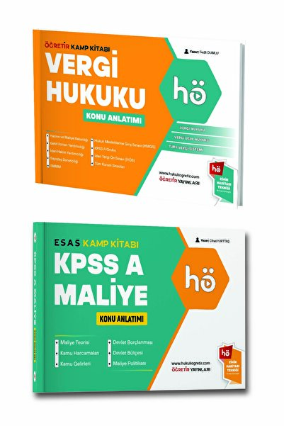 hukuk öğretir 2026 KPSS A Maliye |Konu Anlatımlı Kamp Kitapları