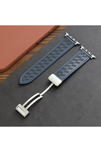 UnDePlus Watch 44/45/46/49mm Magnetic Strap Pu Leather Strap 2/3/4/5/6/Se/7/8...