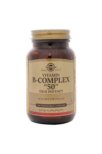 Solgar Vitamin B Complex 50 Mg 100 Capsules