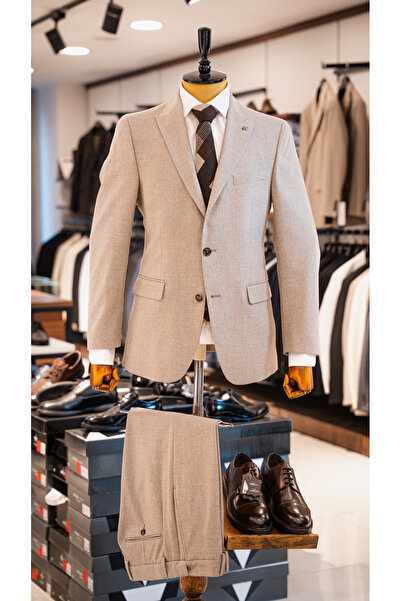 ALTINYILDIZ CLASSICS Yünlü Slim Fit Dar Kesim Kırlangıç Yaka Kapak Cepli Düz ...