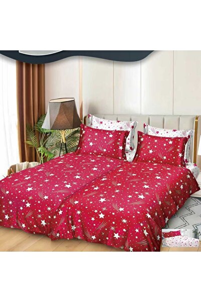 Casa de Vis Double bed linen set, satin cotton, 220 x 240 cm, 7 pieces, multi...