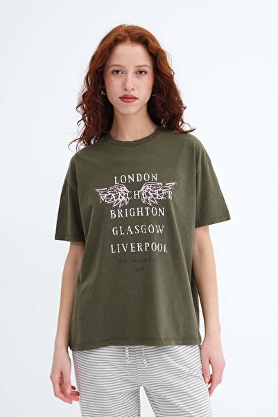 Addax Printed Short Sleeve T-Shirt P10624