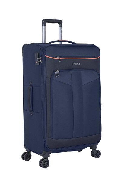 eminent Unisex Soft Travel Bag Medium Luggage Trolley Polyester Lightweight E...