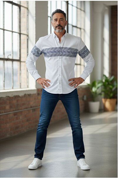 Aycan Fourmen Four Men Cotton Fabric Slim Fit Quality Shirt