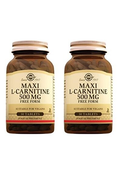 Solgar Maxi L-Carnitine 500 Mg 30 Tablets 2 Pieces