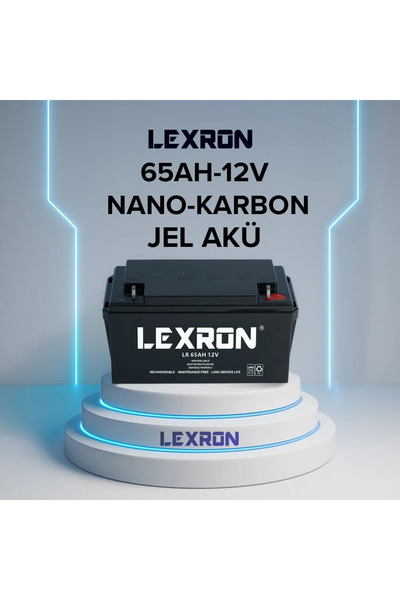 Lexron 65AH-12V Nano-Karbon Jel Akü