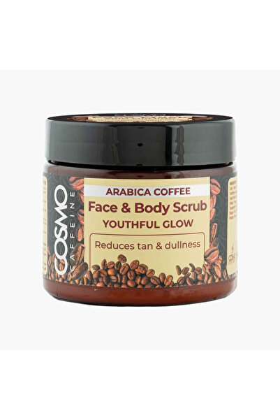 Cosmo مقشر للوجه والجسم بقهوة أرابيكا والكافيين - 325 مل