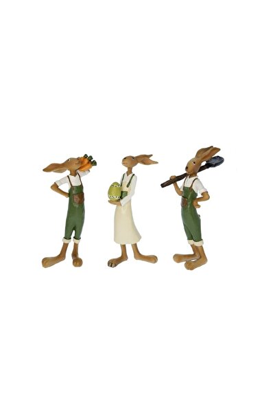 DecoDepot ​Figurina iepuras cu ou, baiat/fetita, 20x4 cm