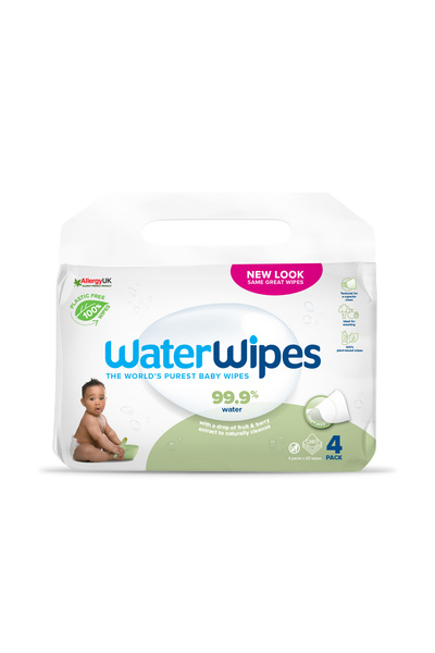 wWaterWipes Servetele umede Water Wipes Soapberry, 4 pachete x 60 buc, 240 buc