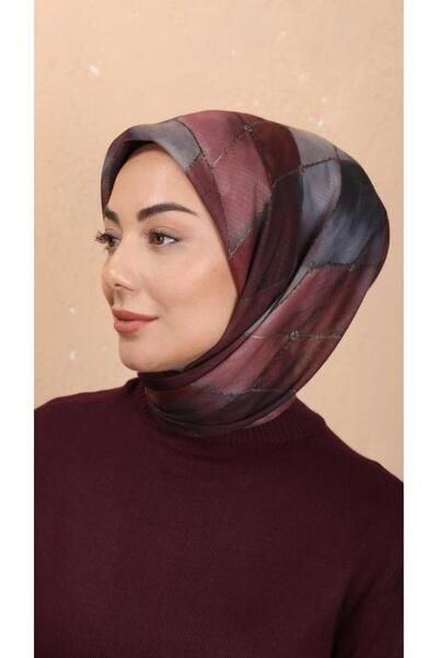 locella Soft Pamuk Eşarp Bordo
