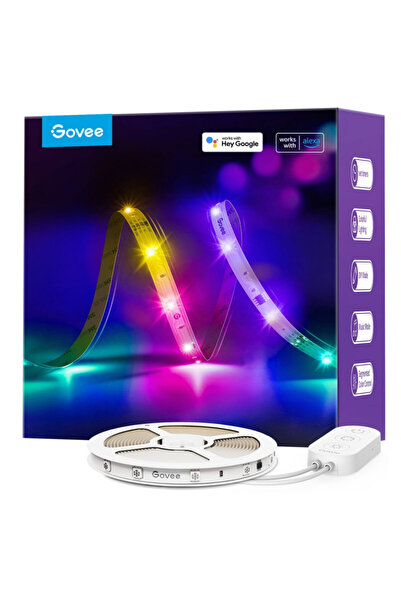 Govee Smart LED strip RGBIC H618A3D1, 12W, 5 m, 90 LED, Wi-Fi, Bluetooth, Ale...