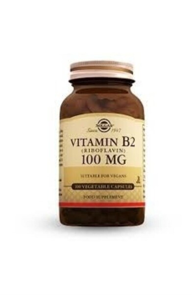 Solgar Vitamin B2 Riboflavin 100 Mg 100 Capsules