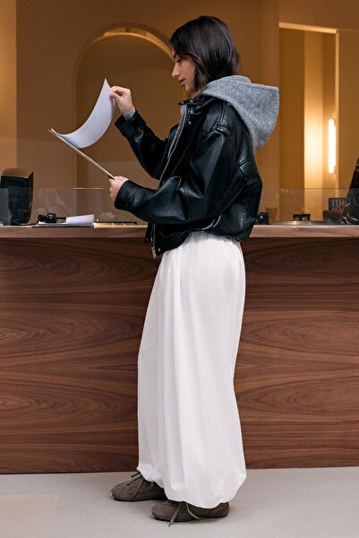 Bershka Poplin bloomer pantolon