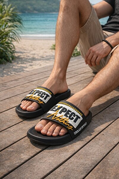 Moda Frato Expect Men's Slippers Sea Beach Pool Slippers Bathroom Garden Balc...