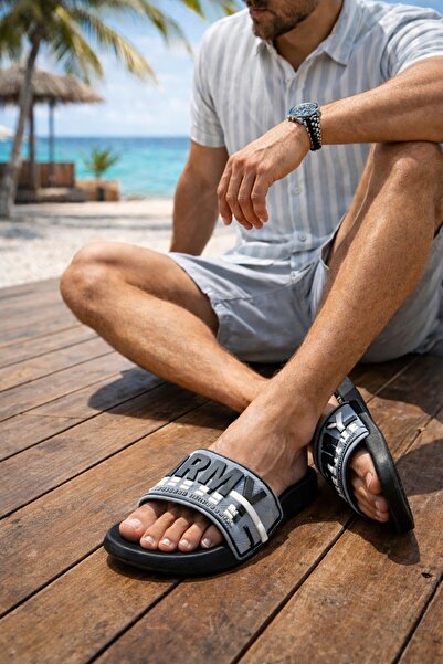 Moda Frato Army Men's Slippers Sea Beach Pool Slippers Bathroom Garden Balcon...