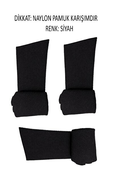 U5 FASHION 3 Adet Triko Ribana Kısa Enli Eni 55 Cm Boy 5.5 Cm Naylon Pamuk Ka...