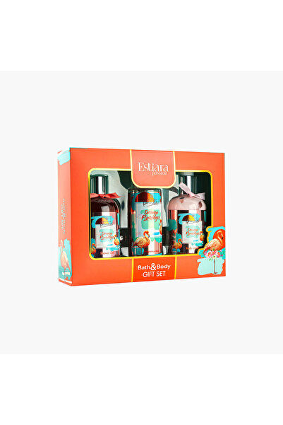 Estiara Passion Orange Flamingo 3-Piece Gift Set