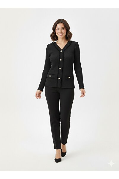 Ekol Düğme Detaylı Bluz 2406