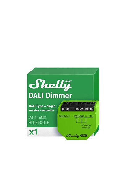 Shelly DALI Dimmer Gen3 Akıllı DALI Dimmer LED Kontrol Rölesi