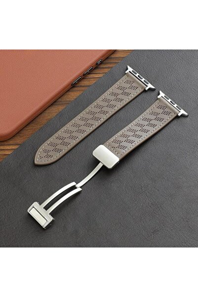 UnDePlus Watch 44/45/46/49mm Magnetic Strap Pu Leather Strap 2/3/4/5/6/Se/7/8...