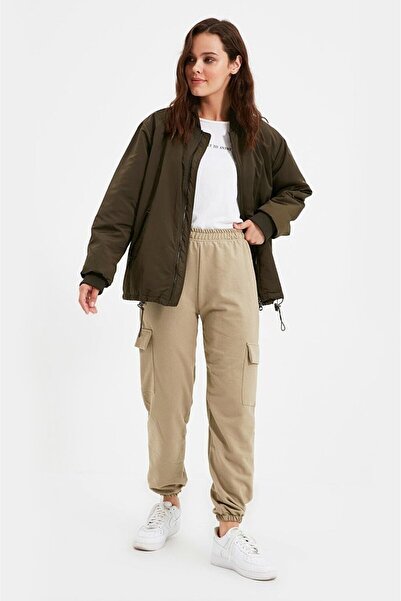 Trendyol Generic Women's sports pants with Pocketed , Trendyol, beige, S