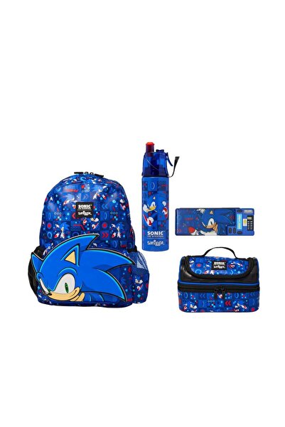 SMIGGLE Sonic Licensed 4-Piece School Bag Set