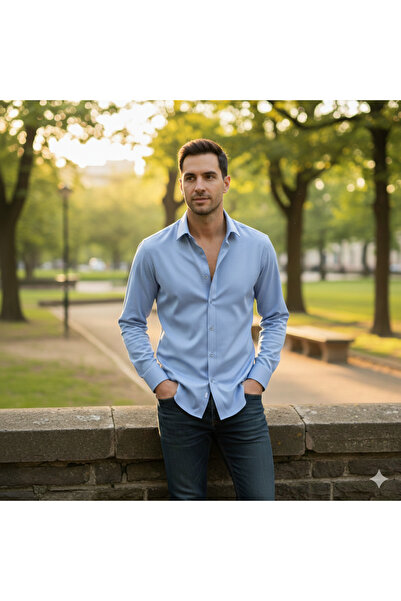 Fine Touch 100% Cotton Men's Shirt – Stylish, Comfortable, and Breathable Fabric
