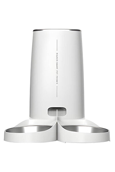 ROJECO Automatic Food Dispenser 4L 2 Bowls White