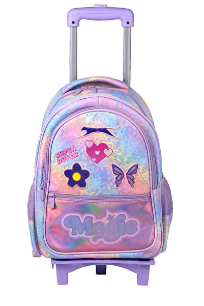 Slazenger Licensed Wheeled Multi-Compartment Private School Backpack