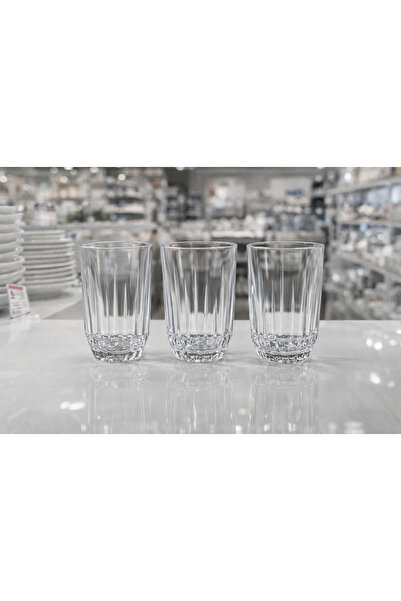 DECORS CENTER Paşabahçe Echo Series 3-Piece Soft Drink Glass Set