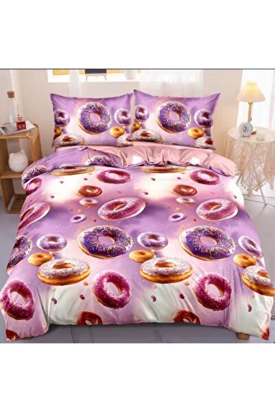 Casa de Vis Double bed linen set, satin cotton, 220 x 230 cm, 4 pieces, A50-717,