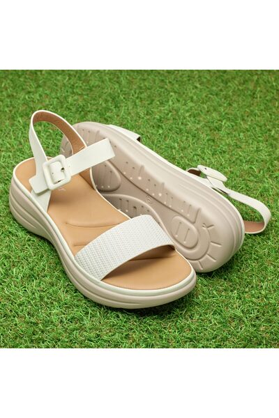 Matstar Women’s Elegant Open Toe Sandals with Ankle Strap – Lightweight Summe...