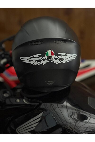 Motobros Motosiklet kask stickerı angel melek kanadı sticker