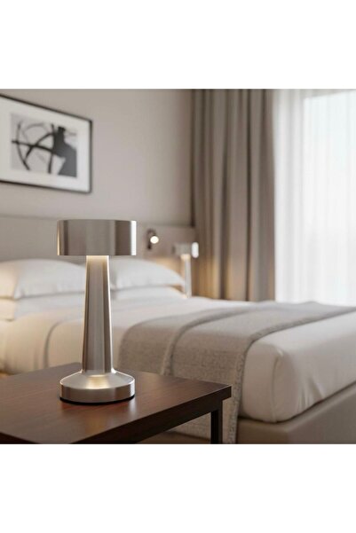 OEM LED Table Lamp, Silver, 24 LEDs, Adjustable Light