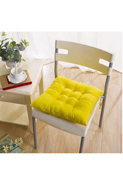 OEM Soft chair cushion, Chair Cushion, 38*38 cm, Yellow