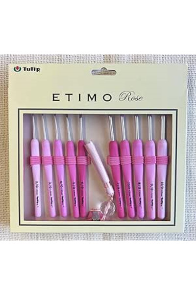 Tulip Etimo Rose 10-Piece Knitting Crochet Set