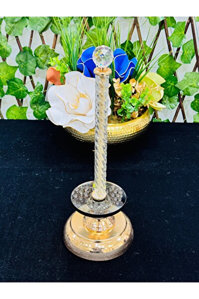 EVRA Lüks Taşlı Gold Rulo Havluluk