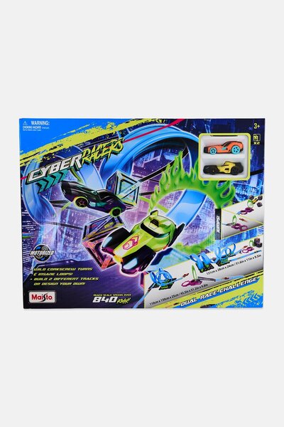 Maisto Cyber Racers Dual Race Challenge Set, Multicolor