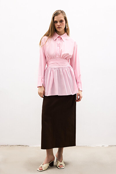 Touché Privé Belied Corseted Peplum Tunic