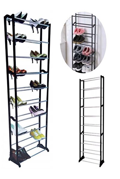 ROVERIM Metal shoe rack, dimensions 51x25x140 cm