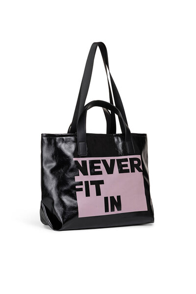 Twist SLOGAN BASKILI ÇİFT ASKILI ÇANTA